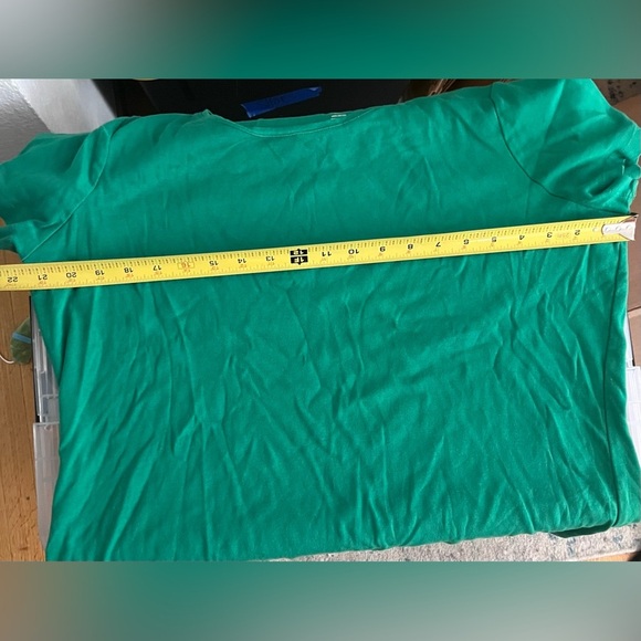 St. John’s Bay Kelly Green Essential Tee Women’s XL - Picture 6 of 6